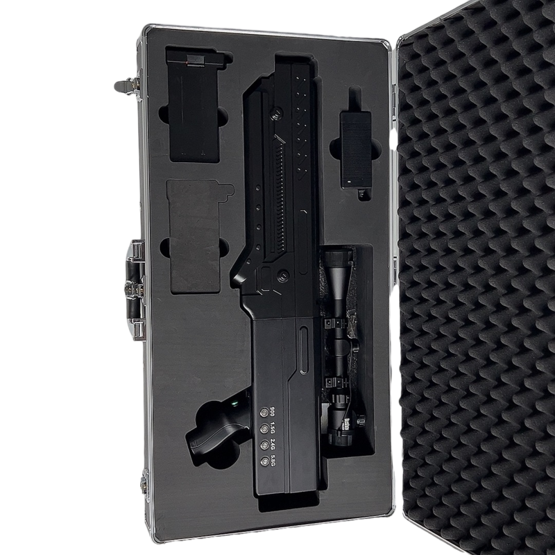  庄河手持便携式枪型低空防御反制四通道B型